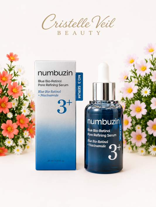 Numbuzin No.3+ Blue Bio-Retinol Porsammandragande Serum 30 ml