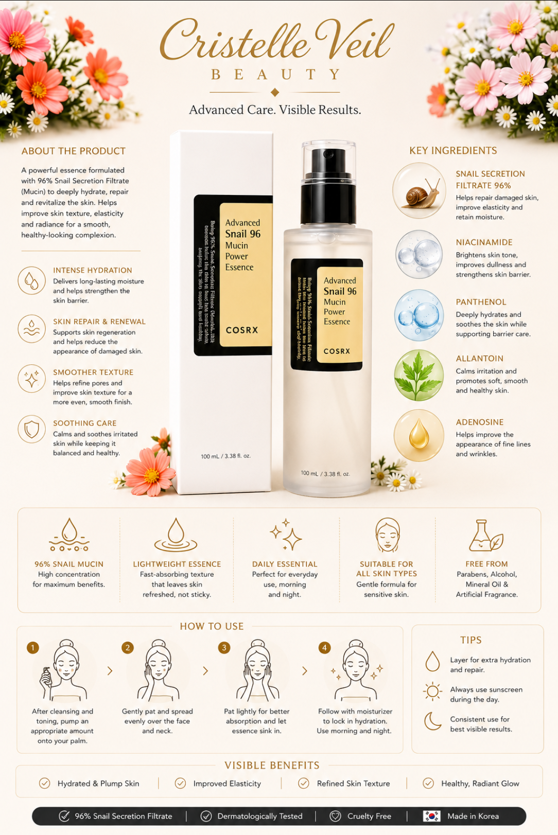 COSRX Advanced Snail 96 Mucin Power Essence