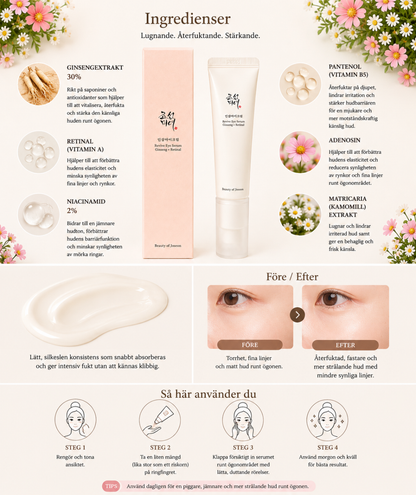 Beauty of Joseon Revive ögonserum (ginseng + retinal)