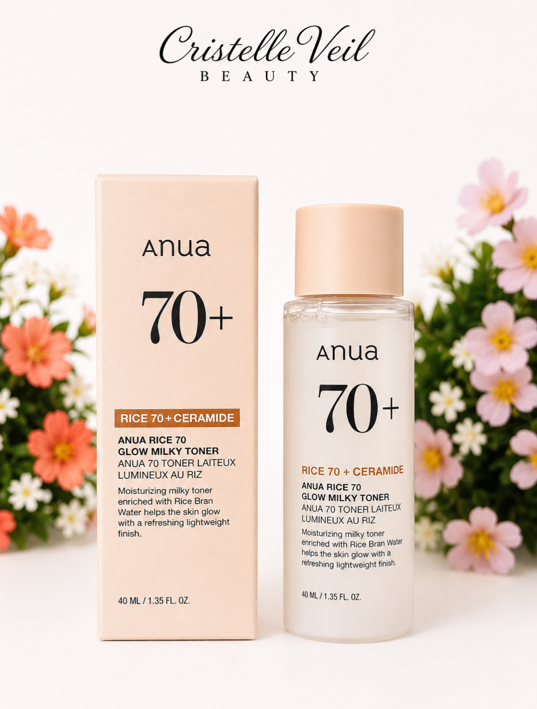 Anua Rice 70 Glow Milky Toner 40ml