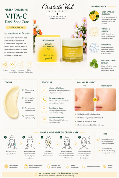 Goodal Green Tangerine Vita-C Dark Spot Care Cream 50 ml
