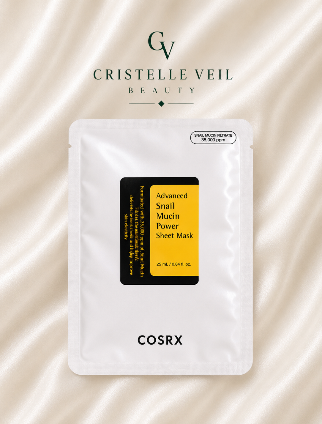 COSRX Advanced Snail Mucin Power Sheet Mask (3-pack)