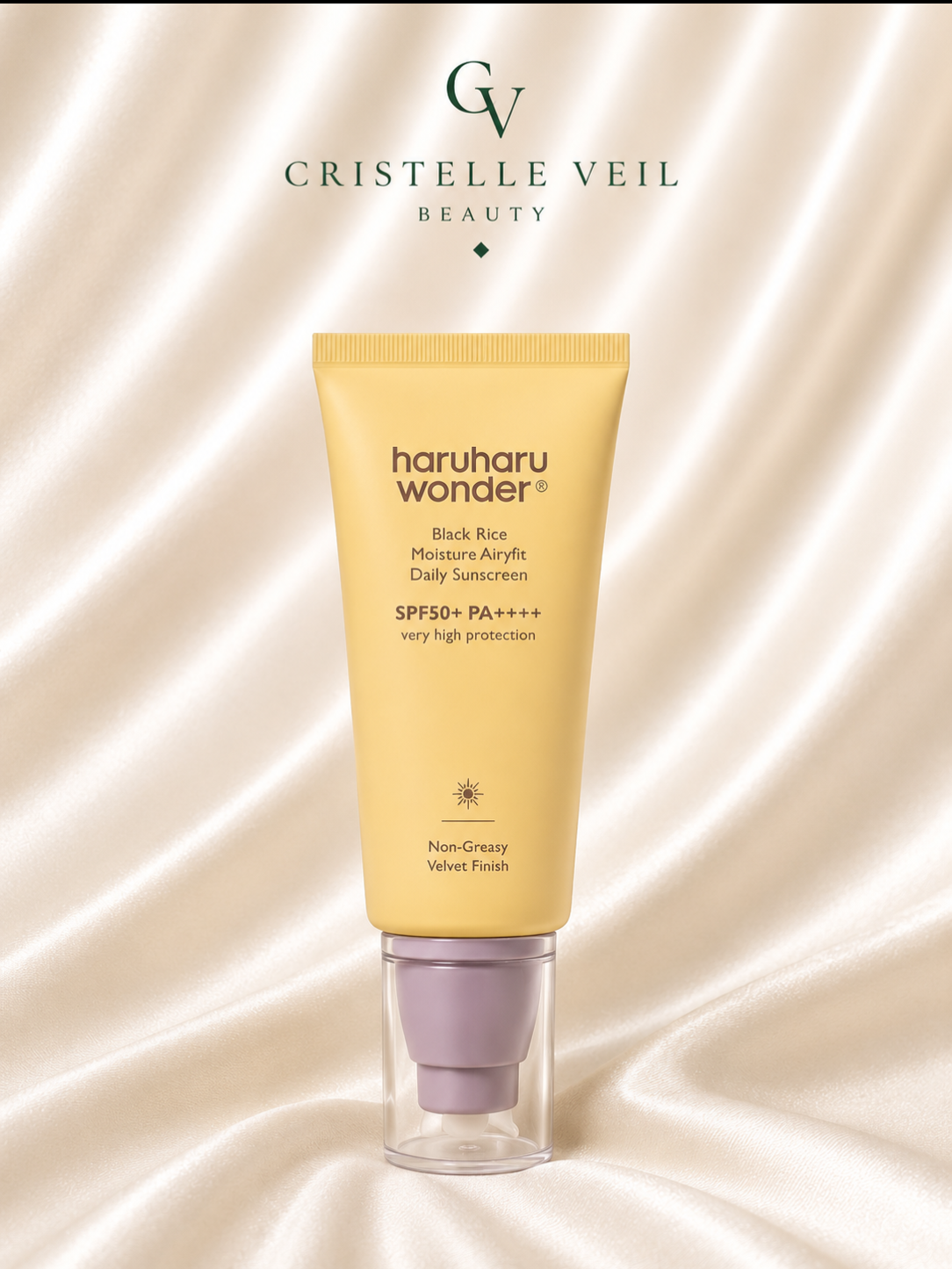 Haruharu Wonder Black Rice Moisture Airyfit Daily Sunscreen SPF50+ PA++++