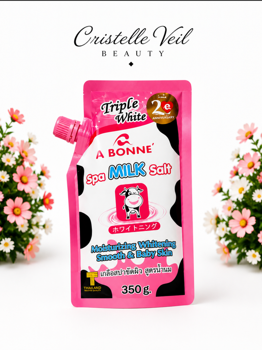 Bonne Spa Milk Salt Body Scrub (Bleker & Jämnar ut huden 350g)