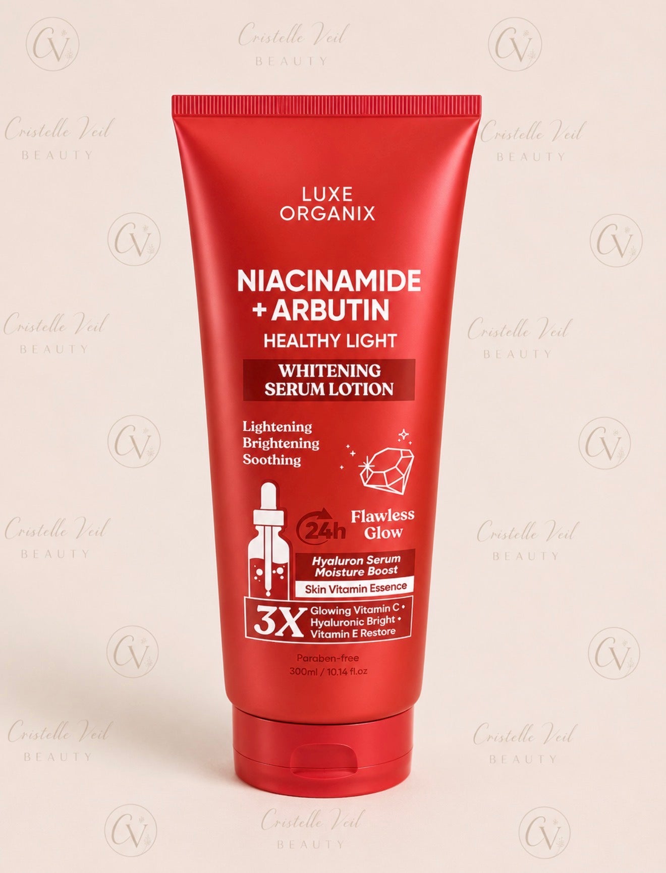 Luxe Organix Niacinamide + Arbutin Healthy Light Whitening Serum Lotion