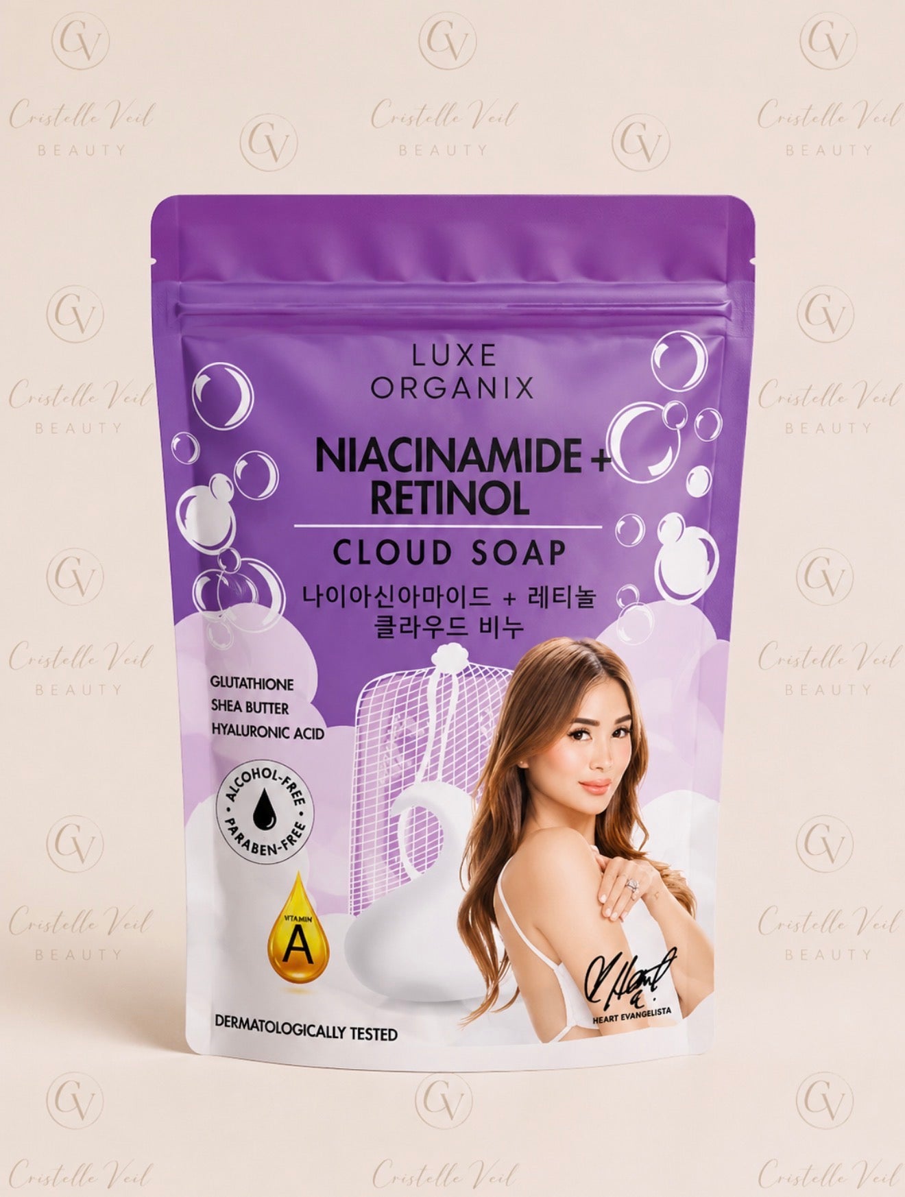 Luxe Organix Niacinamide + Retinol Cloud Tvål