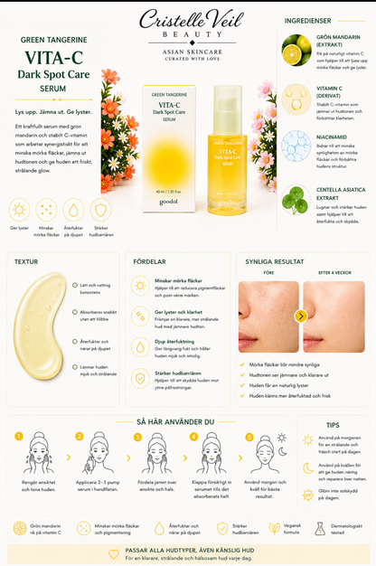 Goodal Green Tangerine Vita-C Dark Spot Care Serum 40 ml