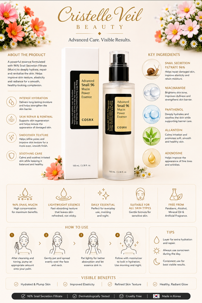 COSRX Advanced Snail 96 Mucin Power Essence