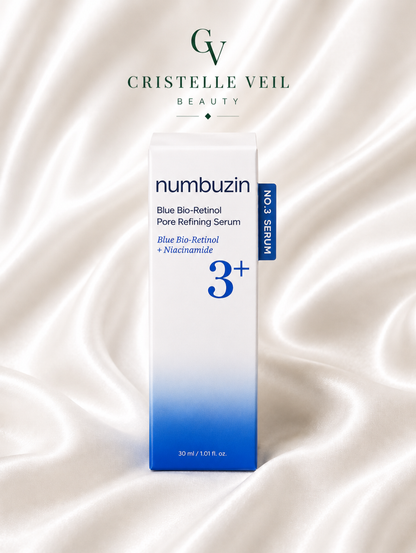 Numbuzin No.3+ Blue Bio-Retinol Porsammandragande Serum 30 ml